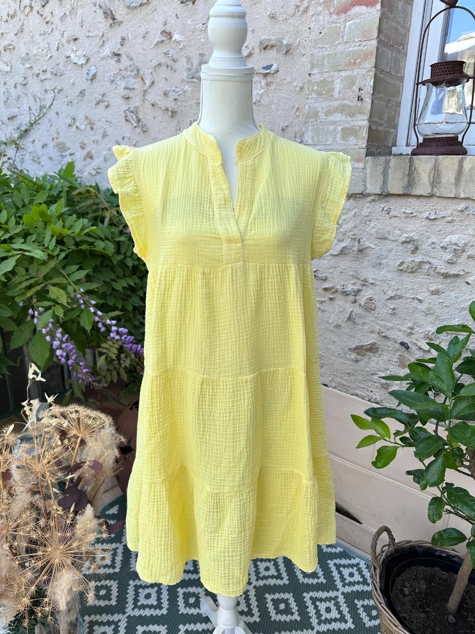 Robe en gaze de coton